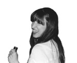 Cutout photo of Deborah on stage